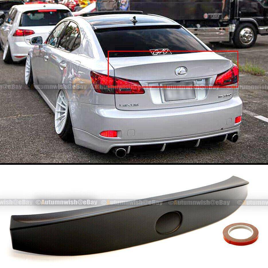 Lexus IS250 IS350 ISF 06-12 Unpainted WD W Style ABS Rear Trunk