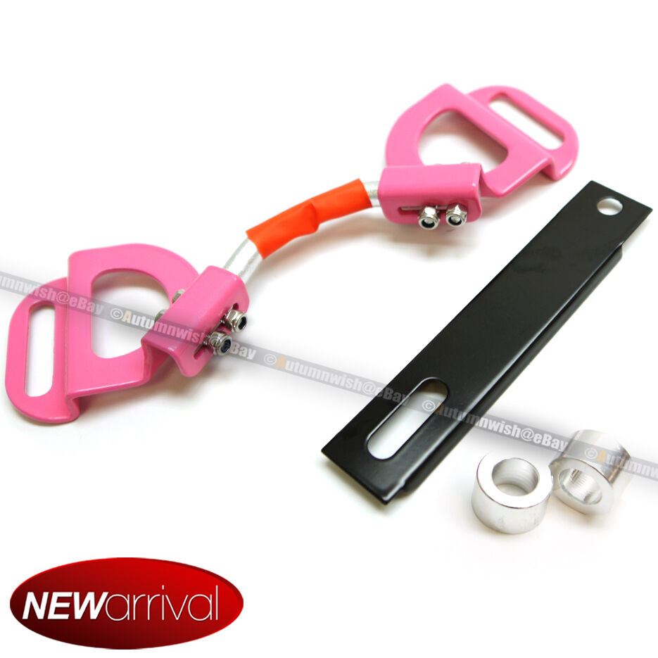 Fit Subaru Aluminum Battery Tie Down Bar Bracket Pink - Autumn Wish Auto Art