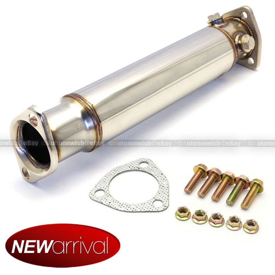 Honda Civic Del Sol CRX Integra Stainless Steel High Flow Pipe Resonator Cat Test - Autumn Wish Auto Art