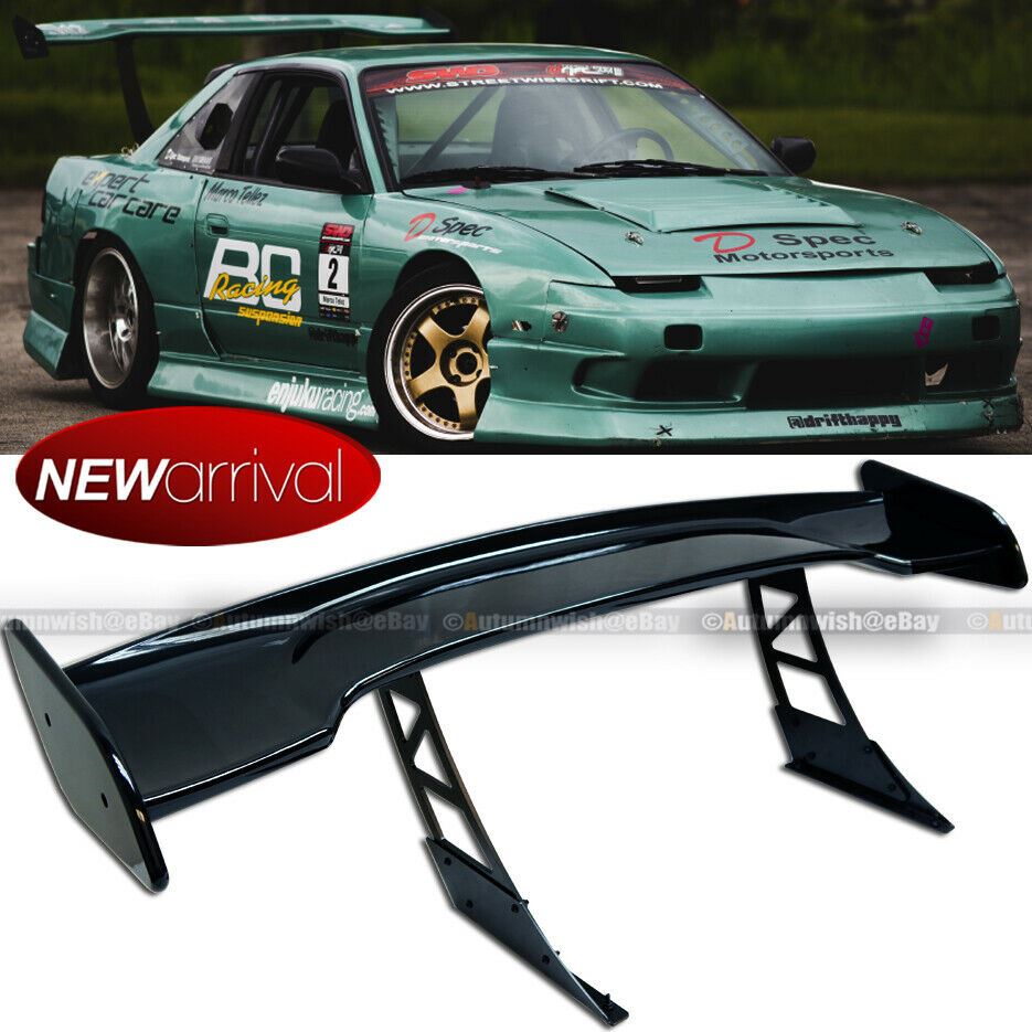 Chevrolet Camaro JDM 57" Racing GT Style Down Chevroletce Trunk Spoiler Wing Glossy Black - Autumn Wish Auto Art