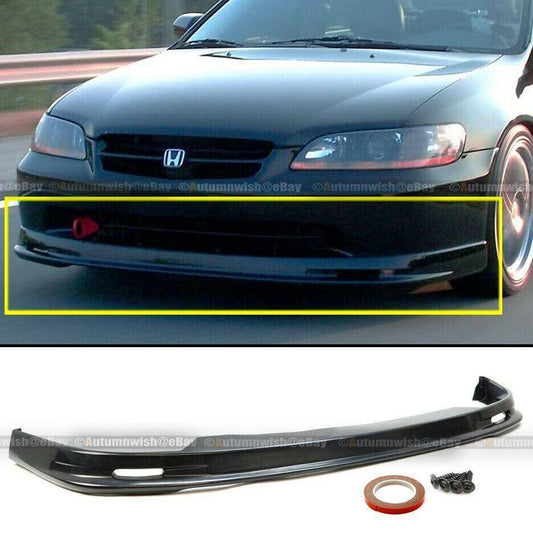 Honda Accord 98-00 4DR Sedan Mu-gen Style PU Front Bumper Chin Lip Body Kit - Autumn Wish Auto Arts