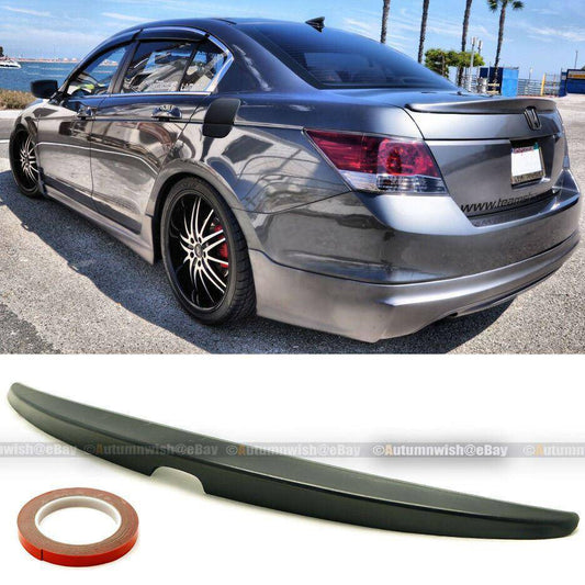 Honda  Accord 08-12 4DR Sedan OE Style Primer Ready Rear Trunk Lip Wing Spoiler - Autumn Wish Auto Arts