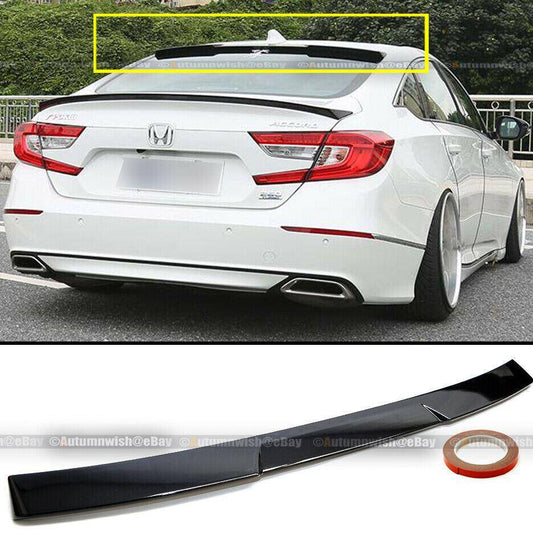 Honda Accord 18-20 4DR JDM Style Gloss Black Rear Window Roof Wing Spoiler - Autumn Wish Auto Arts