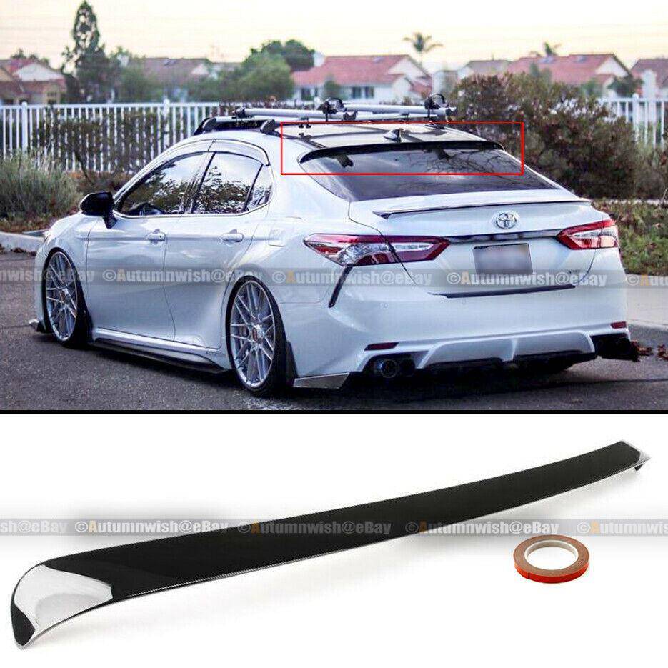 Toyota Camry LE SE XSE XLE 18-20 Glossy Black JDM VIP Rear Window Roof Spoiler Wing - Autumn Wish Auto Arts